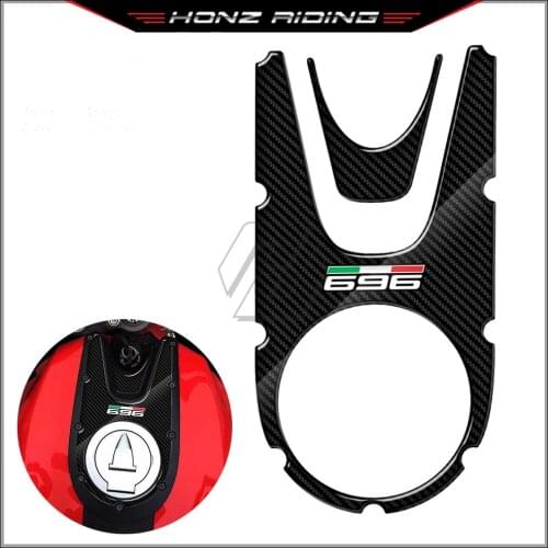 For Ducati Monster 696 2008-2014 Motorcycle Tank Pad Protector 3D Carbon-look