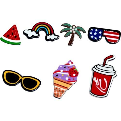 20Pcs Acrylic Style Decoration Crafts Cabochon Flatback Embellishments For Scrapbooking Kawaii DIY Accessories