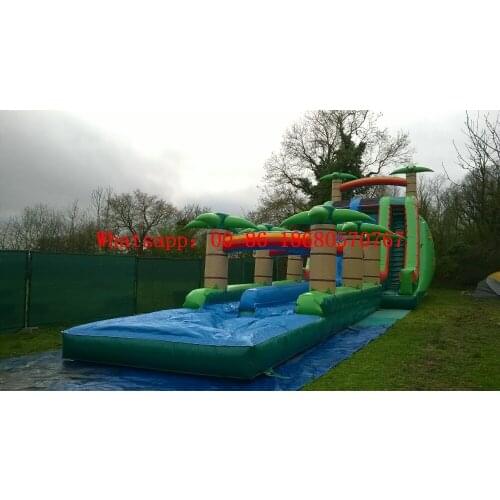 China Guangzhou) Factory direct inflatable slide / castle / trampoline / pool slide /Jungle pool slide YLY-058