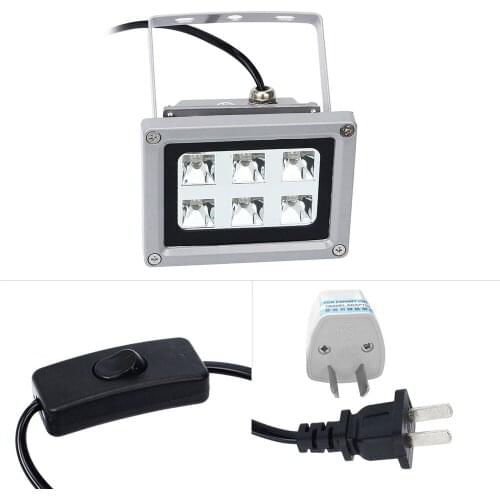 UV Resin Curing Light Lamp for SLA/DLP Solidify Photosensitive Resin 6pcs 405nm UV LED Lights with 60w Output 3D Printer Parts