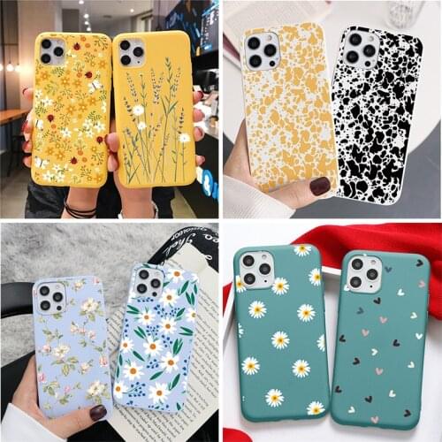 Petal Soft TPU Phone Case For iPhone 12 Pro Mini XR XS Max 10 X 7 8 6S 6 Plus SE 2 Cover For iPhone 11 Pro Max Case Capa Funda