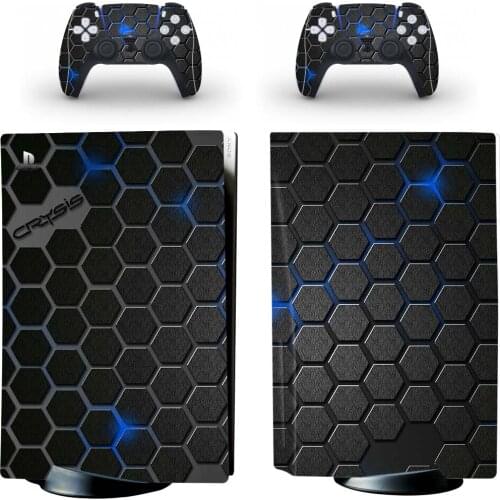 Crysis PS5 Disc Edition Skin Sticker for Playstation 5 Console & 2 Controllers Decal Vinyl Protective Skins Style 4