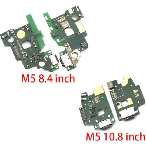 Original New USB Charging Port Dock Connector Flex Cable with Microphone Board For Huawei MediaPad M5 8.4 inch & 10.8 inch