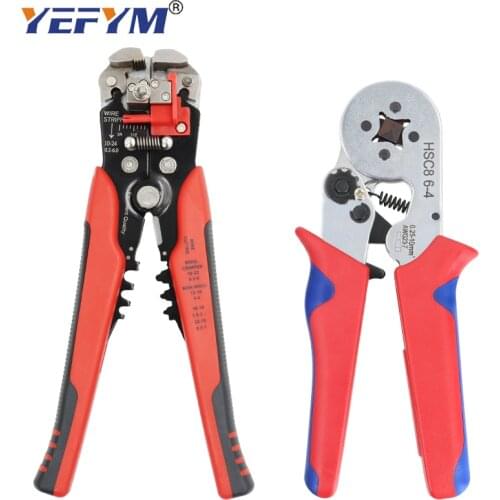 Wire stripper pliers YE-1 multifunctional electrical tools Cutting line with HSC8 6-4 Crimping pliers Household tool sets YEFYM