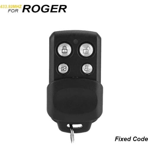 2021 New ROGER Garage door remote control 433 duplicator For H80 TX22 E80 TX52R TX54R TX1 TX10 gate opener 433.92MHz