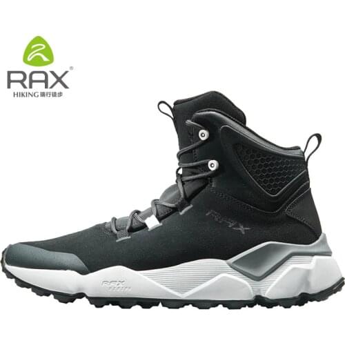 Rax New Men Waterproof Hiking Shoes Outdoor Trekking Boots Sport Snearkers Leather Mountain Boot Men Walking Hiking Snow Boots