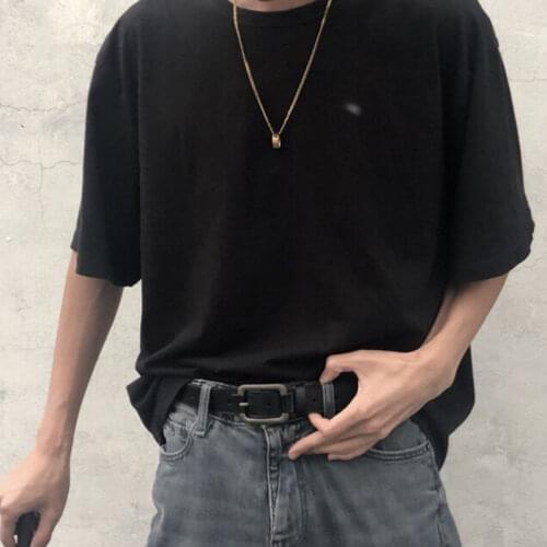 Belt Mens Fashion Leather Porous Design Waistband Male Female Fashion Young Student Version Simple All-match Pants Womens Belt