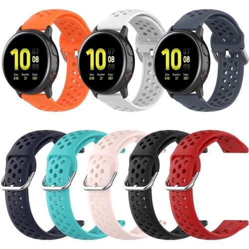 Galaxy Active2 Wrist Strap For Samsung Galaxy Watch Active 2 44mm 40mm SM-R830 SM-R820 Band Bracelet Gear Sport Watchband 20mm