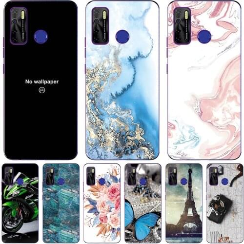 Phone Bags & Cases For Tecno Camon 15 15 Air 15 Premier 15 Pro 16 2020 Cover Fashion marble Inkjet Painted Shell Bag