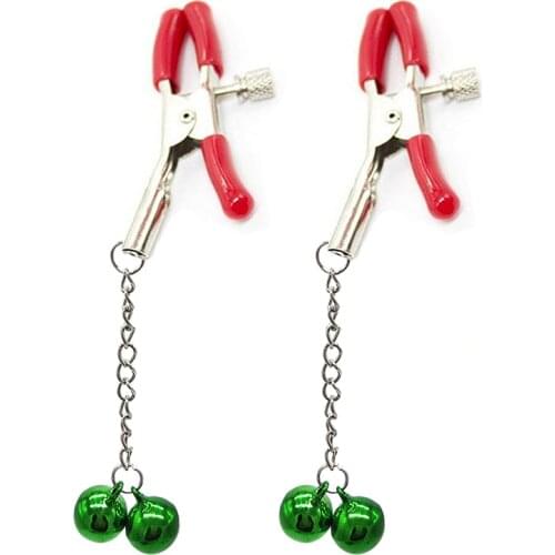 Nipple Clamps Metal Chain SM Bondage Adult Games Sex Toys for Couple Breast Clips Clitoris Stimulator Erotic