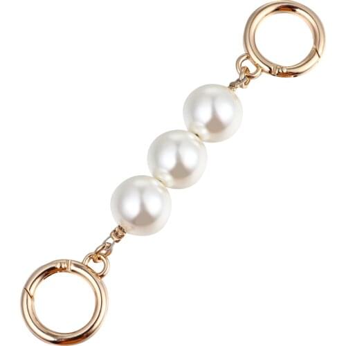 Pearl Bag Chain Bag Hanging Chain Pearl Decorative Chain Girls Bag Accessory Handbag Chain Shoulder Messenger Bag Purses Chain