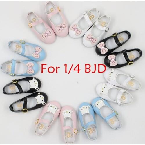 DBS doll1/4 BJD shoes cat and Bow eight differents styles Cute