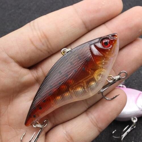 1pc Minnow Fishing Lures 5 color Size 75mm 15g Hard Bass Baits 3D Eyes Artificial Crankbait Treble Hook Trout Pesca Tackle Lure