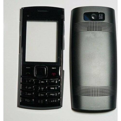 10PCS/Lot New Full Housing Case Cover For Nokia X2 X2-02 Battery Cover Housing case With English Keyboard