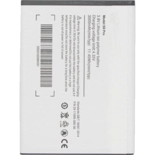 1x 3000mAh Battery For Ulefone S8 battery 3.8V For Ulefone S8 Pro 5.3 Inch Android 7.0 4G Mobile Phone MT6737
