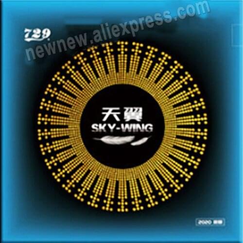 2x 729 sky wing backhand Table Tennis Rubber with sponge ultra-light the amount of table tennis ball