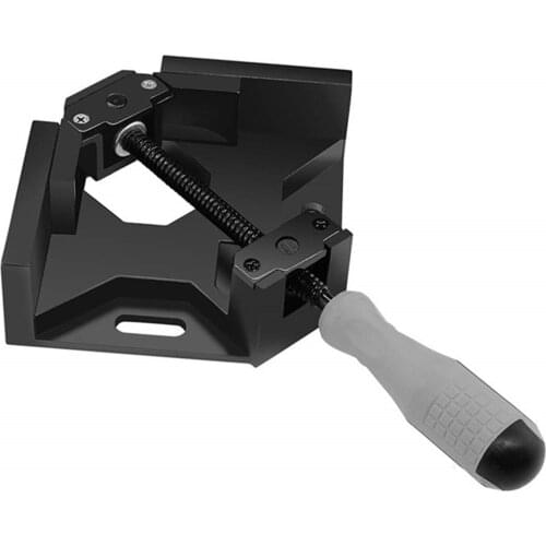 Fish Tank Picture Frame Clip Corner Clamp Right Angle Aluminum Alloy Man Tool Silver Gray Die-casting Material 90 Degree