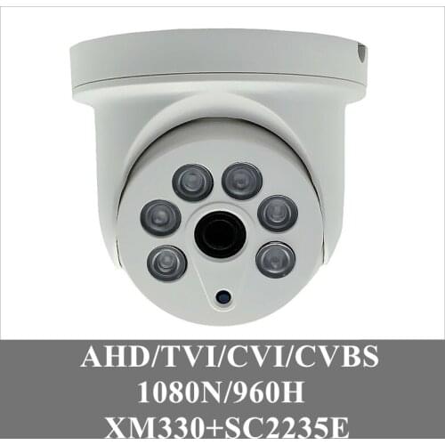 4PCS AHD/CVI/TVI/CVBS Analog Ceiling Dome Camera 1080N 960H BNC Infrared NightVision IRC Plastic Indoor CCTV Security