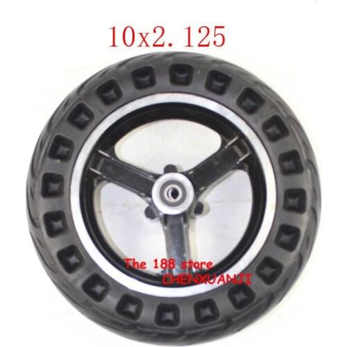 Free Shipping High Performance 10x2.125 10" Solid Honeycomb Wheel with Good Quality for Smart Electric Balancing Scooter Fold