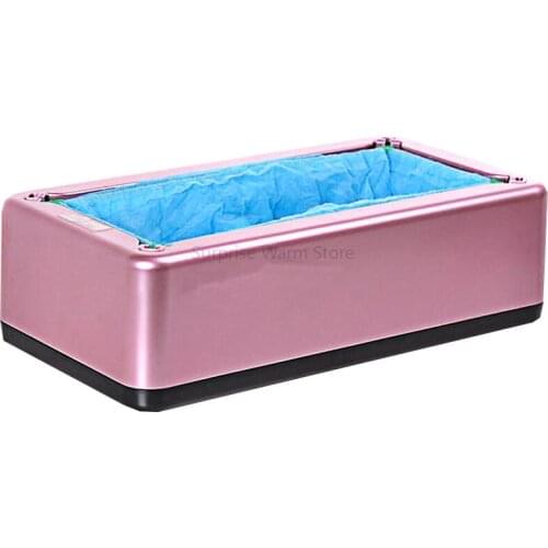 Cheap ABS Automatic Shoe Covers Machine Home Office Laboratory One-time Film Machine Foot Set Durable Shoes Cover 5 Colors