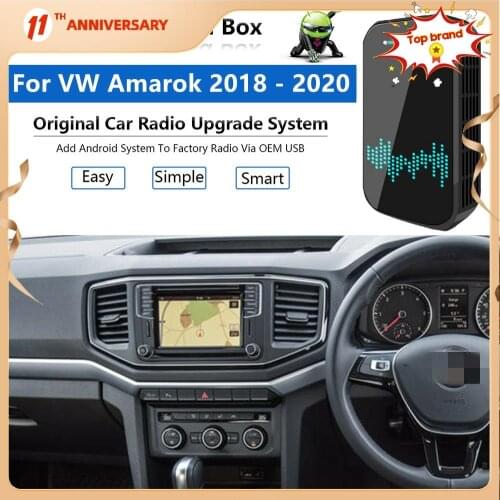 For VW Amarok 2018 2019 2020 Wireless Carplay Box Adapter USB-TYPE C Multimedia Player Upgrade Wireless Carplay Activator CP Box