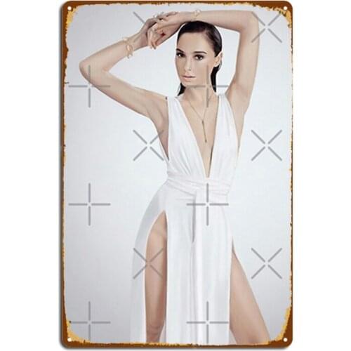 Gal Gadot Metal Signs Wall Mural Club Bar Design Wall Decor Tin sign Posters