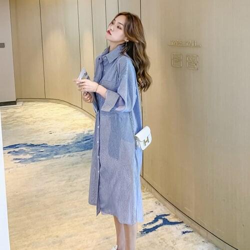 HEBE & EOS Fashionable Shirt Dresses