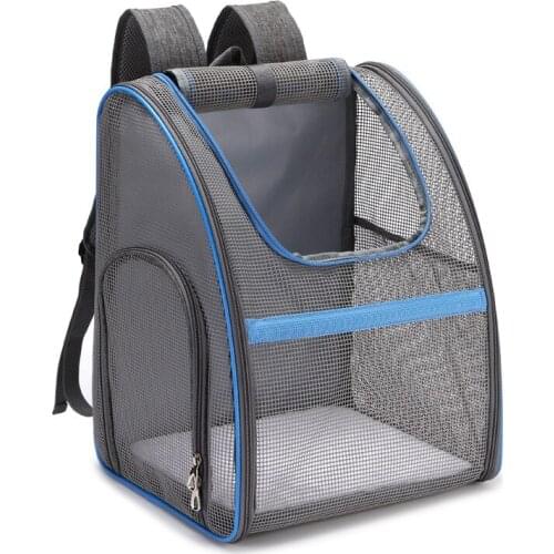 Cat Mesh Carrier Meash Breathable Pet Bag Backpack for Small Dog Cats Puppy Kitten Portable Carrier Bags Comfort Carrier
