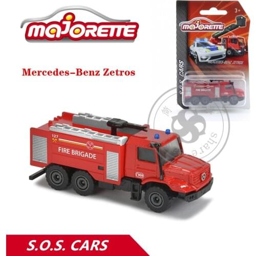 Majorette 1/64 S.O.S. Series BENZ ZETROS Car Hot Pop Kids Toys Motor Vehicle Diecast Metal Model