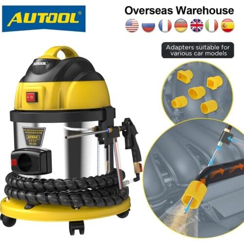 Original AUTOOL HTS558 Car Engine Clear Carbon Deposits Car Wash Machine Walnut Sand Diesel Gasoline Engine System Clean