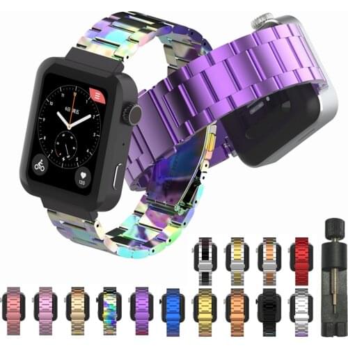 Metal Stainless Steel Band for Xiaomi Mi Watch Strap Wrist Bracelet Clasp Watch Bands for Xiaomi Mi Smart Watch Accessories