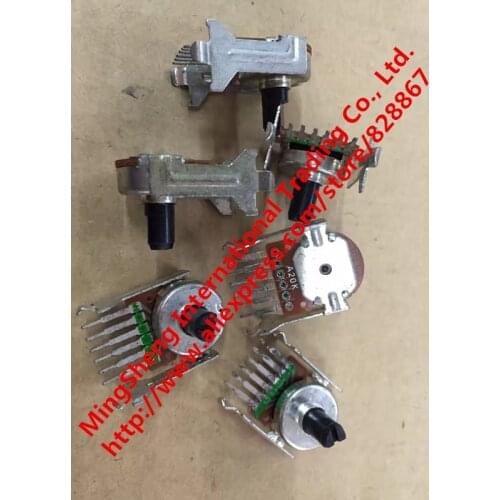 Original new 100% 161 horizontal double potentiometer A20K long handle long 10MMF with front bracket (SWITCH)