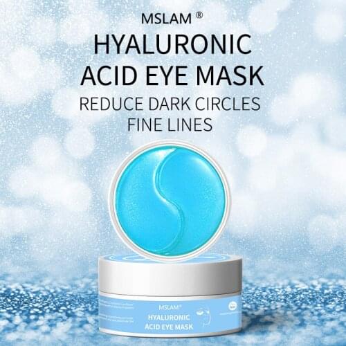 Hyaluronic Acid Eye Mask Patches Face Anti Wrinkle Gel Sleep Mask Eye Patch Essence Moisturizing Eye Mask Remove Dark Circles