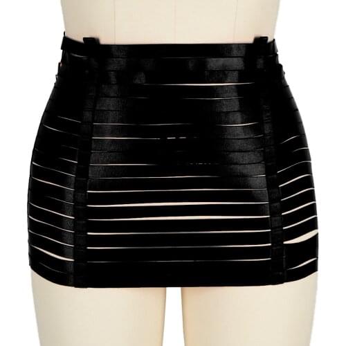 Body Harness Black Skirt Sexy Strappy Caged Lingerie Harajuku Punk Women Plus Size Stockings Garter Belts Bra Night Clubs Rave