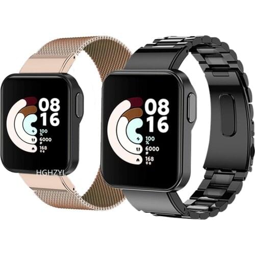 Metal Milanese For Xiaomi Mi Watch Lite Strap Stainless Steel Mesh Watch Strap Band For Xiaomi Watch Lite Correa Accessories