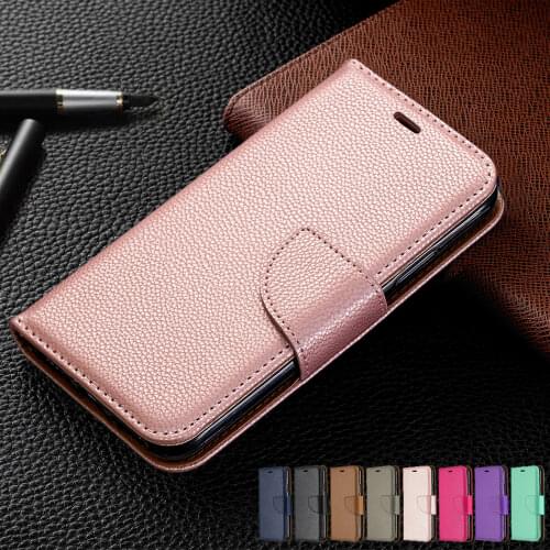 Luxury Litchi Solid Color Wallet Flip Case For iPhone 12 mini 11 Pro Max Cover iPhone SE 2020 10 XS Max X XR 6 6S 7 8 Plus Cover