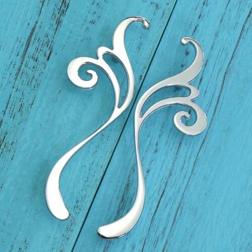 3 Pairs(6PCS) 96MM kitchen Cabinet handle zinc alloy drawer Dresser pull cupboard Wardrobe Furniture door handle knob