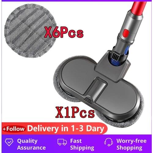 For Dyson Vacuum Cleaner V7 V8 V10 V11 Replaceable Parts Home Vacuum Cleaner mop Head Electric Mopping Brush + Cleaning Cloth