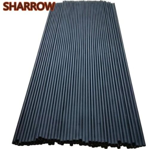 12/24Pcs 30" Archery Carbon Arrow Shaft Spine 400 Arrow Shafts for DIY Arrows Tools Bow Outdoor Shooting Practice Accessories