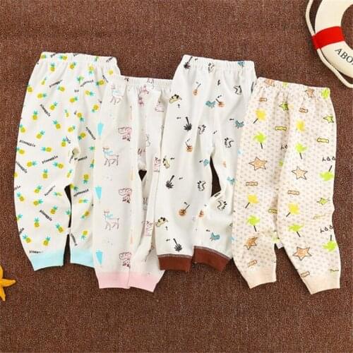 Infant Toddler Warm Pants Autumn Winter Long Trousers 100% Cotton Newborn Boys Girls Bottoms Harem Pants 0-4Y