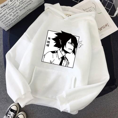 Anime My Hero Academia Hoodies Cosplay Tamaki Amajiki Pullover Harajuku Men Sweatshirt Vintage Chic Tops Ulzzang Clothes