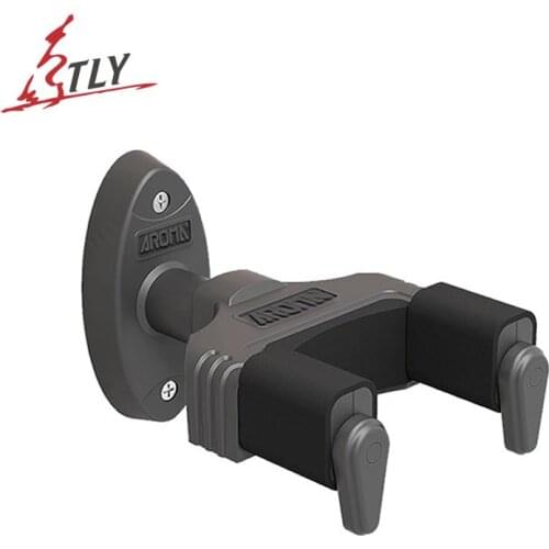 AROMA Automatic Locking Universal Guitar Racks Wall Hanger Hook Holder Mount for Bass Ukelele Stringed Instruments