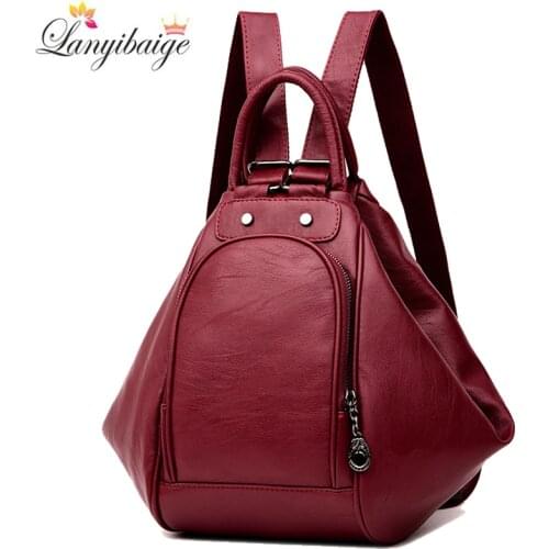 High Quality Women Backpack Multifunction Shoulder Bags Fashion School Bags for Girl Large Capacity Travel Backpack Mochila