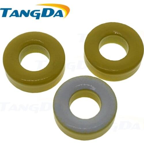 T38-26 Iron powder cores T38 26 OD*ID*HT9.5*4.5*4.8mm 49nH/N2 75ue Iron dust core Ferrite Toroid Core toroidal yellow white