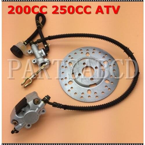 200CC 250CC ATV Quad Foot brake Hydraulic Caliper Brake Disk Disc Assy 200cc 250cc ATV Quad Parts