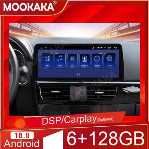 6+128GB Android 10 For Mazda Cx-5 2013-2016 Car Multimedia Player Auto Stereo Tape Recorder Navigation Head Unit Carplay