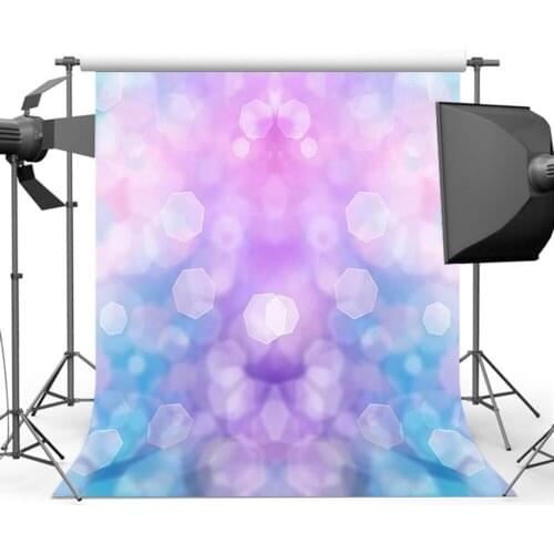 Mehofoto Glitter Backdrop Purple and Blue Abstract Photography Backdrops Bokeh Background for Children Photo Shoot MR-2084