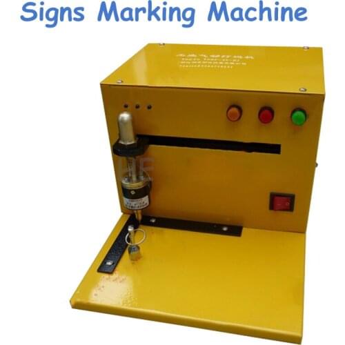 Electric/Pneumatic Signs Marking Machine Nameplate Pneumatic Marking Machine Linear Guide All Electric Marking Machine ZC900