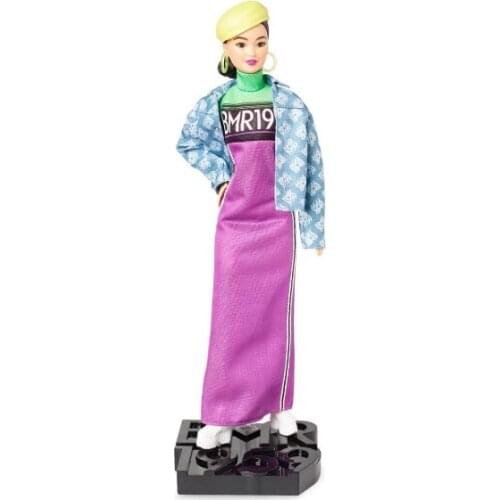 Barbie BMR1959 Collection Barbie Doll in Denim Jacket and Hat - Original Barbie -Limited Edition Barbie Doll(with surprise gift)