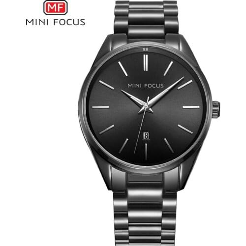 MINIFOCUS Top Luxury Brand Analog Sports Wristwatch Current Date Mens Quartz Clock Steel Business Watch For Male Reloj Hombre